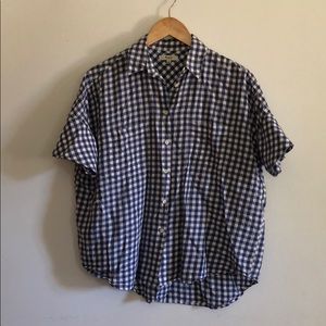 Madewell gingham courier shirt
